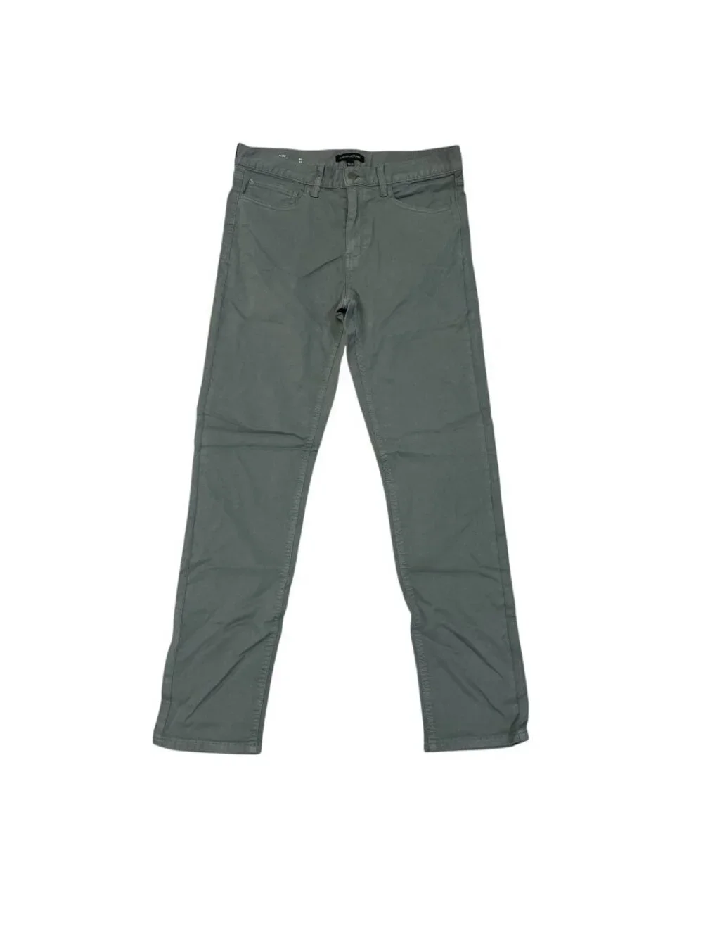 NWOT Banana Republic 5 Pocket Men's 34x34 Slim  Gray Chino Pants Cotton Blend